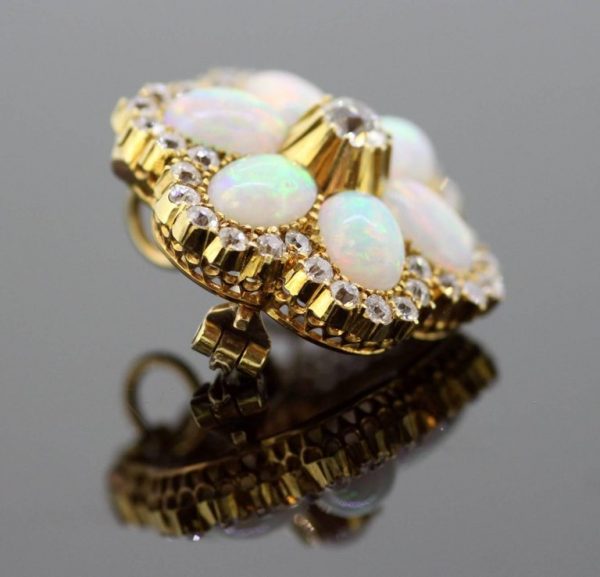 Antique Victorian Opal Brooch