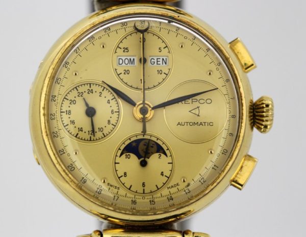 Vintage Repco Automatic Moonphase Chronograph Wristwatch
