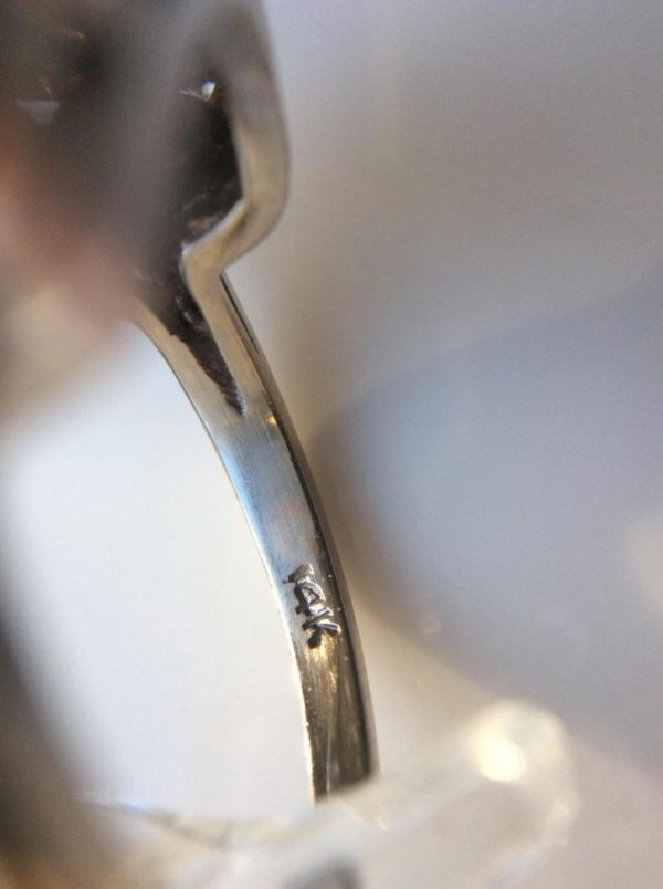 Vintage Three Row Diamond Ring