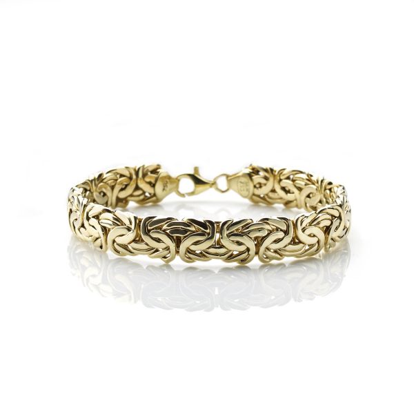 Gold Bracelet Byzantine Link Bracelet