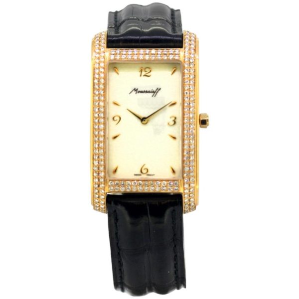 Vintage Moussaieff Le Jour Diamond Set Wristwatch