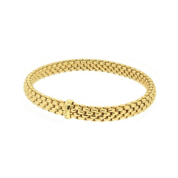 FOPE 18ct Yellow Gold 'Flex’it Vendôme' Bracelet
