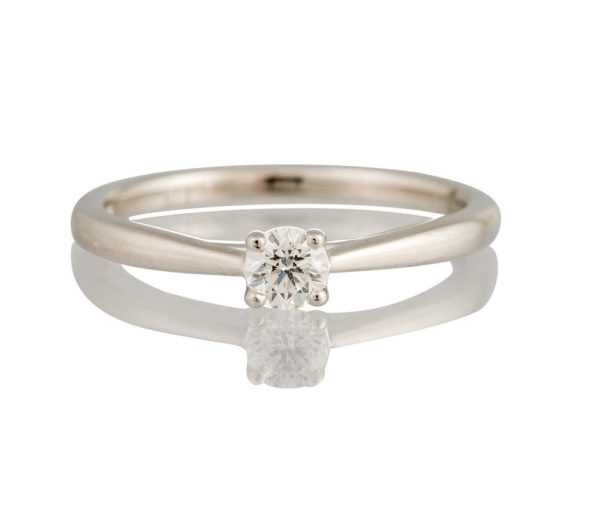 Single Stone Diamond Engagement Ring