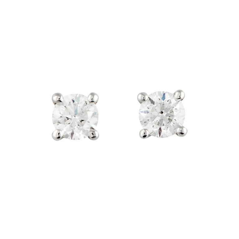Single Stone Diamond Earrings - Jewellery Discovery