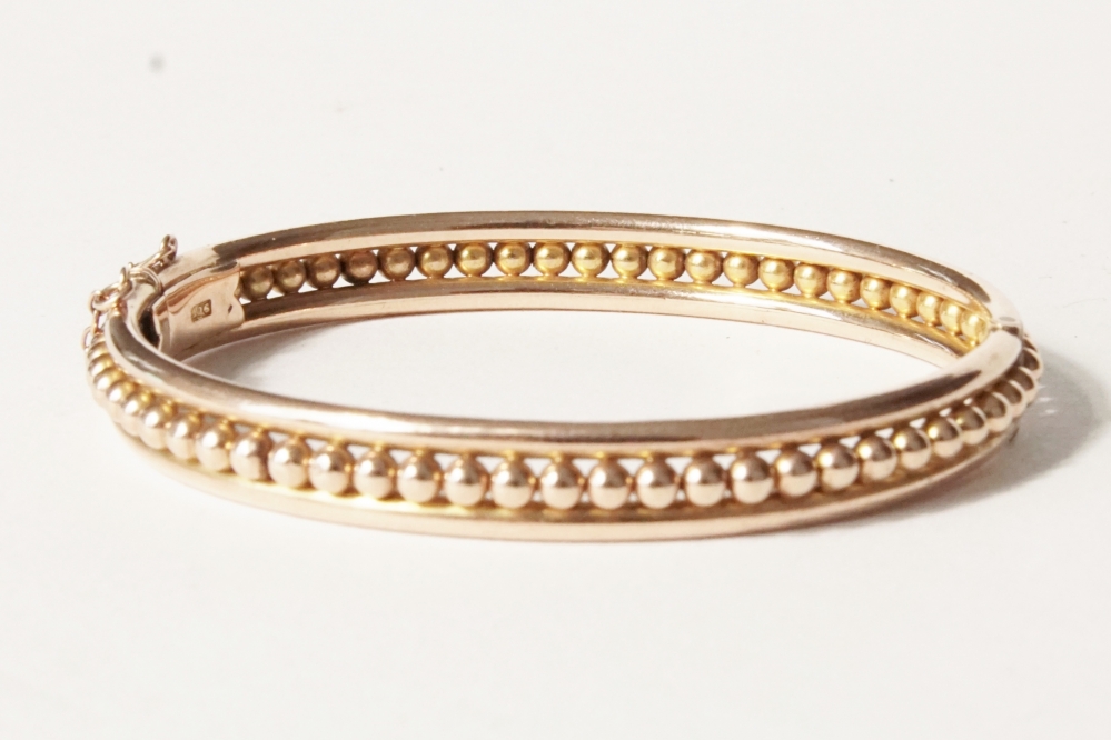 Rose Gold Bead Detail Bracelet - Jewellery Discovery