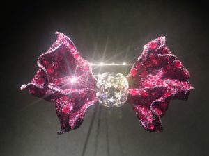 Cindy Chao Ruby and Diamond Bow Brooch