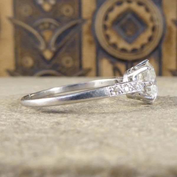 Antique Art Deco Diamond Solitaire Engagement Ring