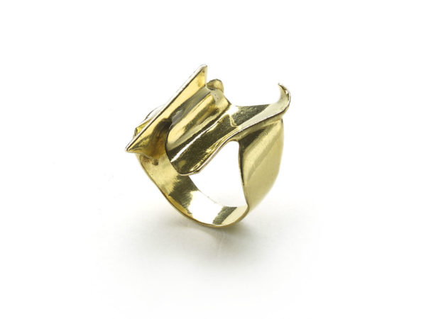 Vintage Abstract Gold Ring