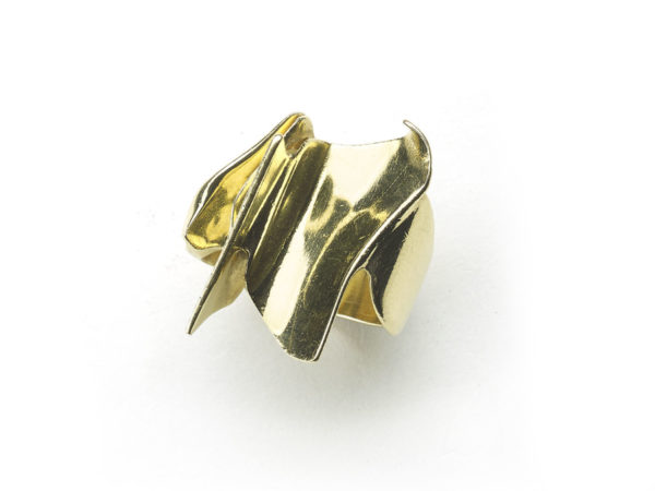 Vintage Abstract Gold Ring