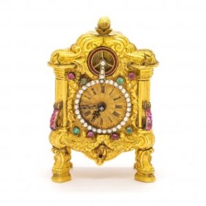 Antique Georgian Gold Carriage Clock