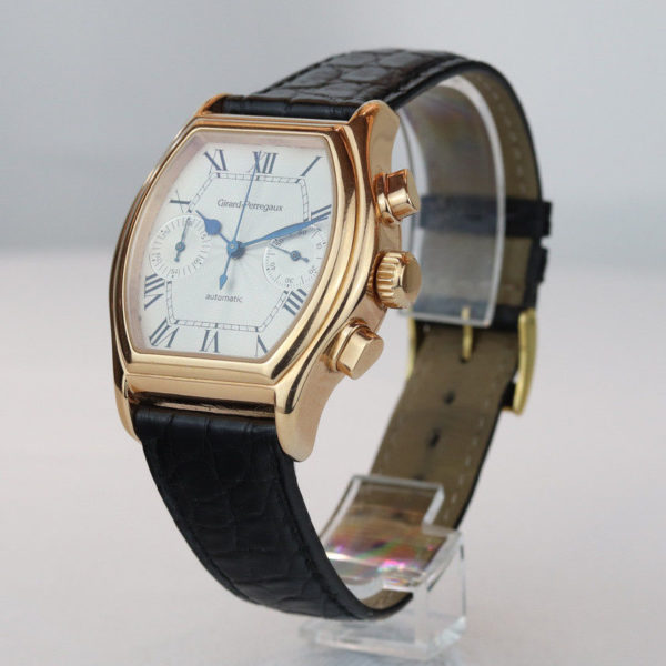 Vintage Girard-Perregaux Richeville Rose Gold Watch Chronograph Watch Strap