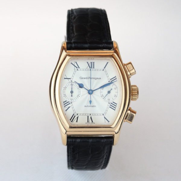 Vintage Girard-Perregaux Richeville Rose Gold Watch Chronograph Watch