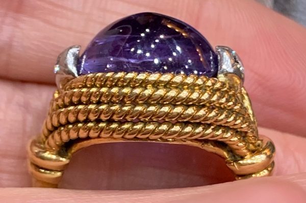 Marchak sapphire ring
