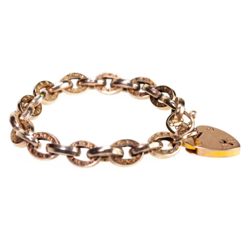 Antique Gold Charm Bracelet - Jewellery Discovery