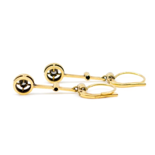 Art Deco Diamond Earrings 3