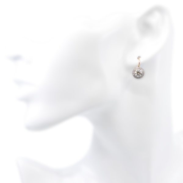 Art Deco Style Diamond Earrings 4