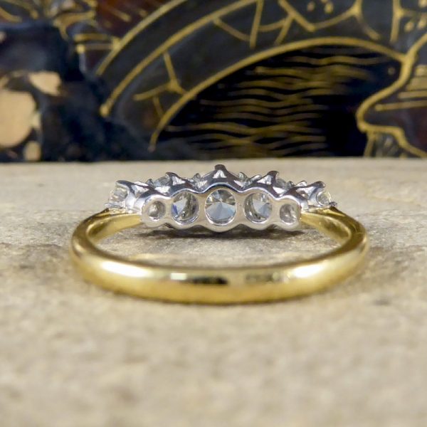 1.30ct Brilliant Cut Diamond Five Stone Ring, 18ct Gold