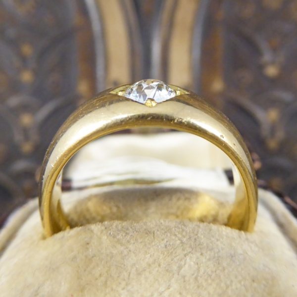Antique Victorian 0.50ct Diamond Gypsy Set Ring