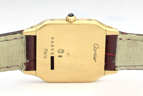 Square Cartier gold watch