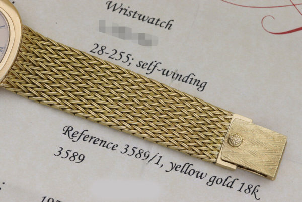 Gent's Patek gold wristwatch