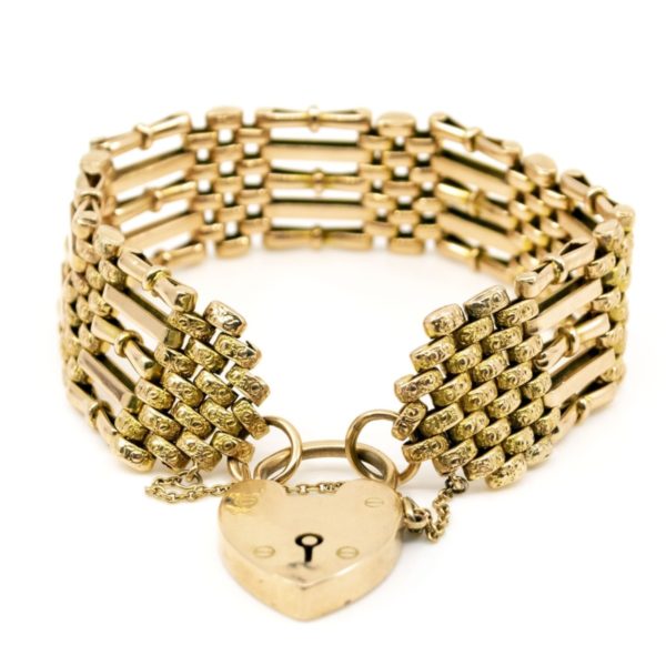Victorian Gold Gate Bracelet