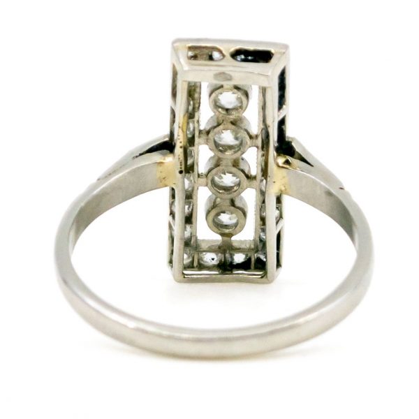 Antique Edwardian Diamond and Platinum Ring