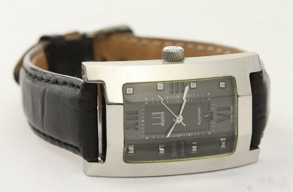 Dunhill Rectangular Automatic Steel Limited Edition Wristwatch