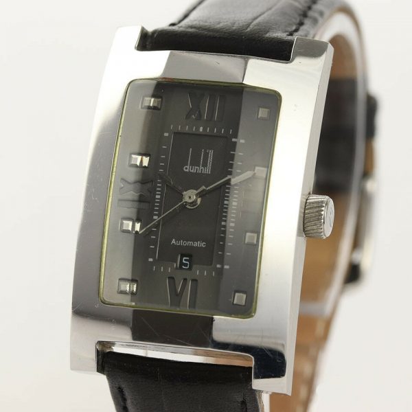 Dunhill Rectangular Automatic Steel Limited Edition Wristwatch ...