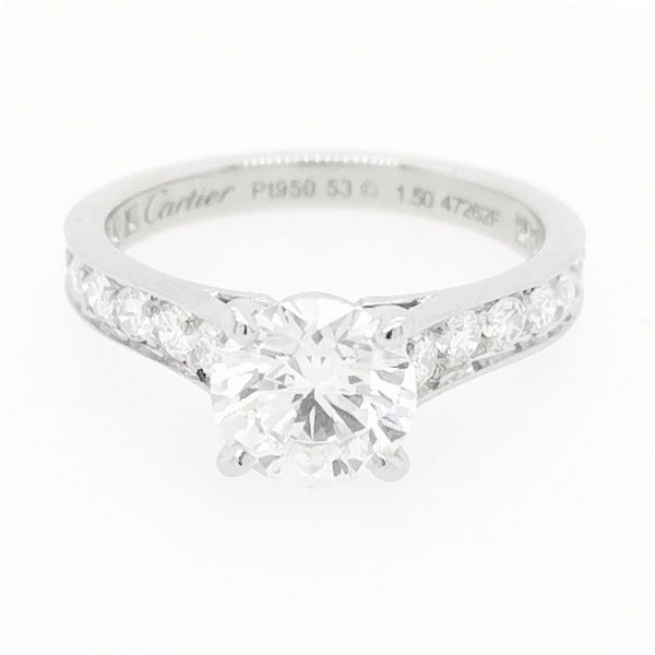 cartier pre owned engagement rings