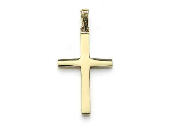 18ct gold cross