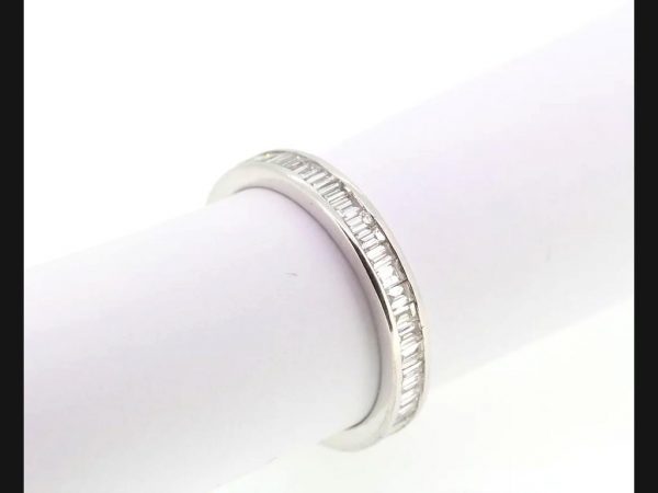 Full Eternity Diamond Ring, Channel Set, 1.40 carats (est)