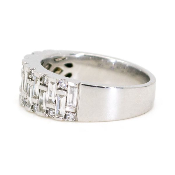 Diamond Half Eternity Band Ring, 1 Carat