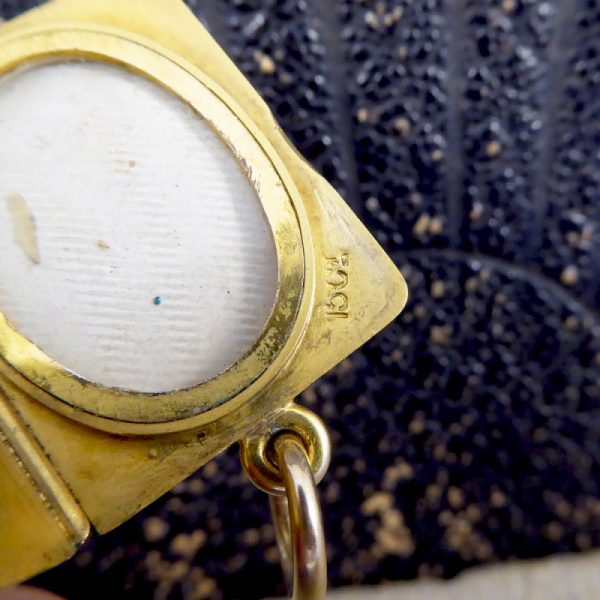 Antique Edwardian Gold Horseshoe Pendant Locket