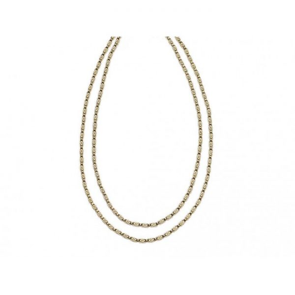 Antique French Long Guard 18ct Gold Chain