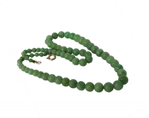 Antique Jadeite Classic Choker Necklace