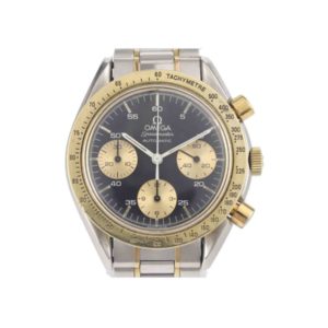 Gents Omega Speedmaster Steel and Gold Automatic Chronograph Wristwatch