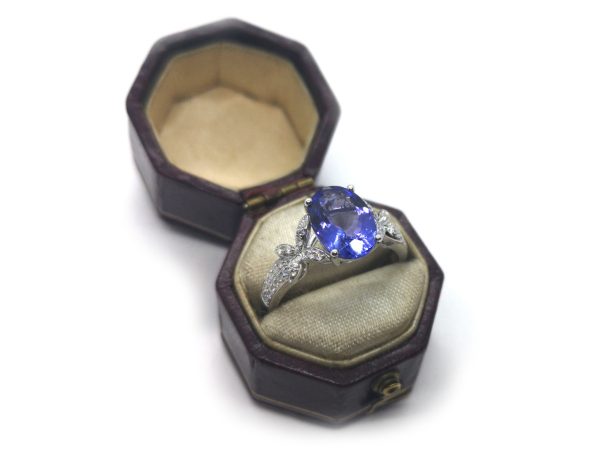 Tanzanite and Diamond Engagement Ring, 5.60ct
