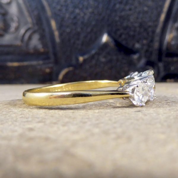 Vintage 2.15ct Five Stone Diamond Ring in 18ct Gold