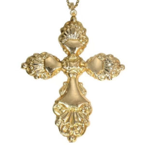 Antique Victorian 18ct Gold Cross Pendant