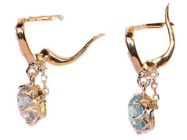 Antique Art Deco Diamond and Starlite Earrings