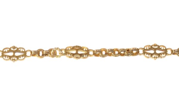 Antique Victorian Long 18ct Yellow Gold Chain