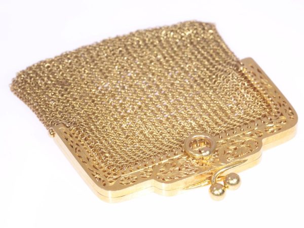 High Quality Antique Victorian French Gold Purse