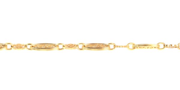 Antique Victorian Long 18ct Yellow Gold Necklace