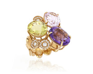 Multi Gem Set Ring in 18ct Yellow Gold