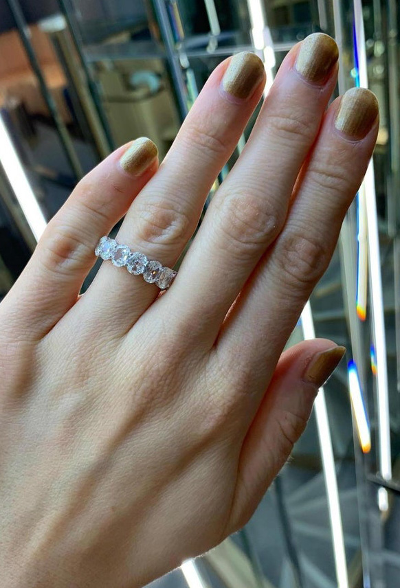 Blue Desire Elegant Diamond & Sapphir Rings SDR1046| Surat Diamond Jewelry