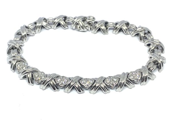 tiffany signature bracelet diamond