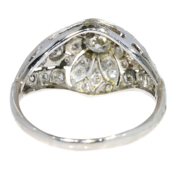 Antique Art Deco 1.74ct Old European Cut Diamond Ring