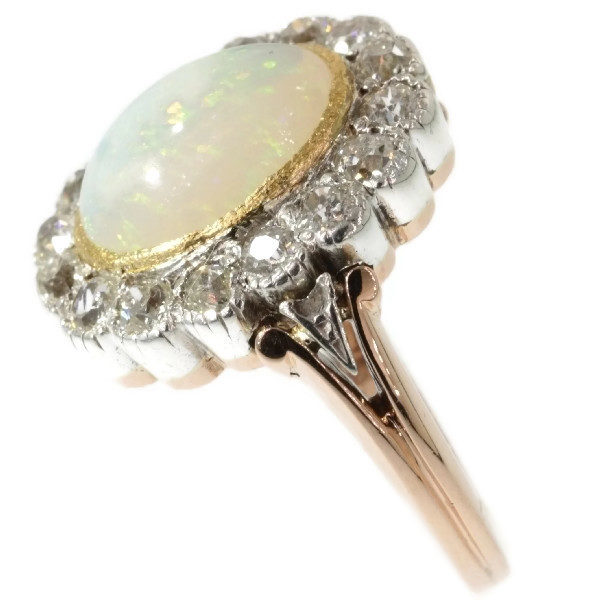Antique Victorian Opal Diamond Convertible Ring