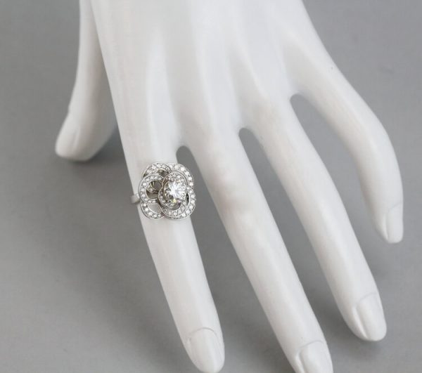 Chanel 18KT White Gold Bouton De Camelia Diamond Ring – Van Rijk