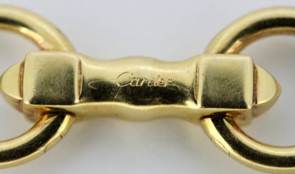 Vintage Cartier 18ct Yellow Gold Cufflinks, Circa 1990s